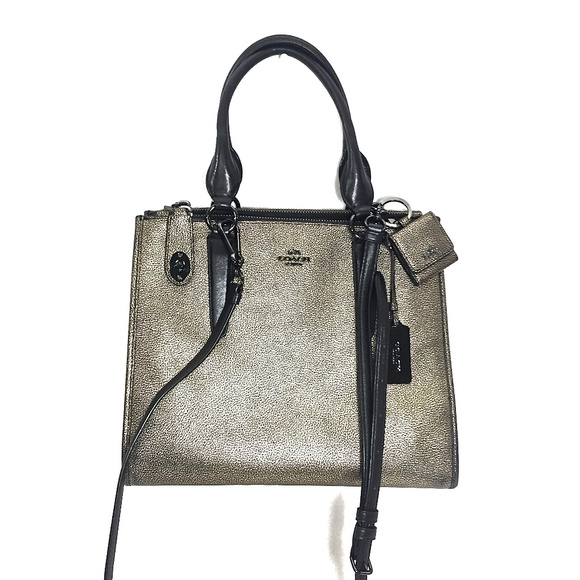 Coach Handbags - - SOLD - Coach Bronze Pebble Leather Tote